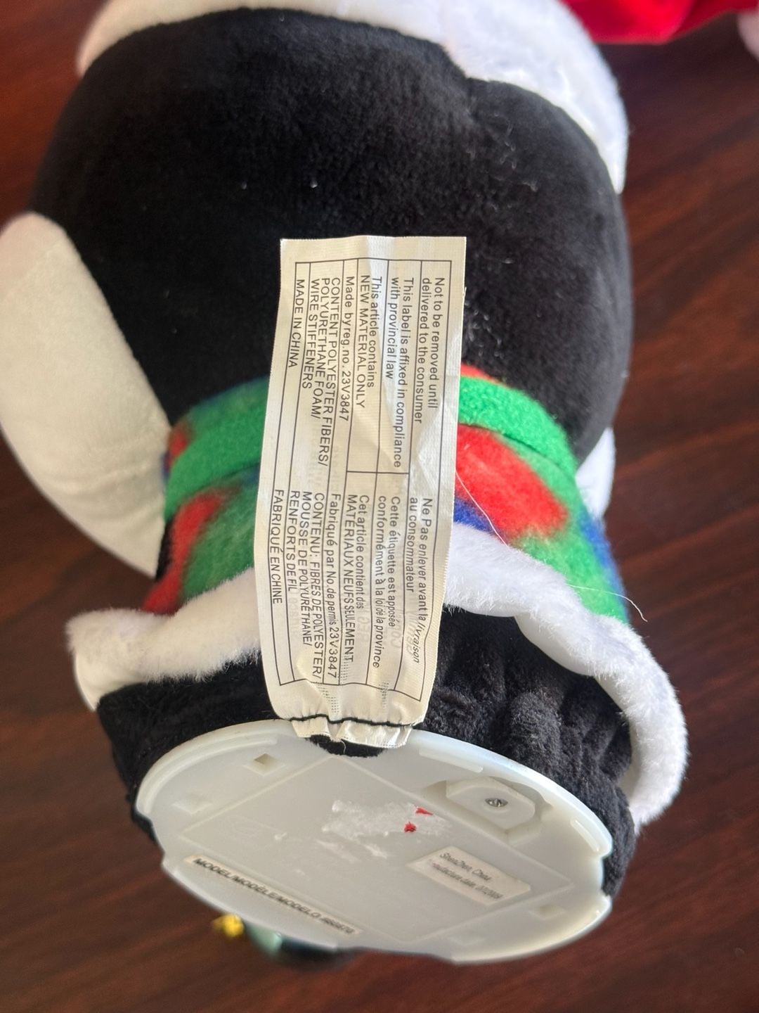 Gemmy Christmas Animated Singing And Cheering Penguin Plush Model 80870 3