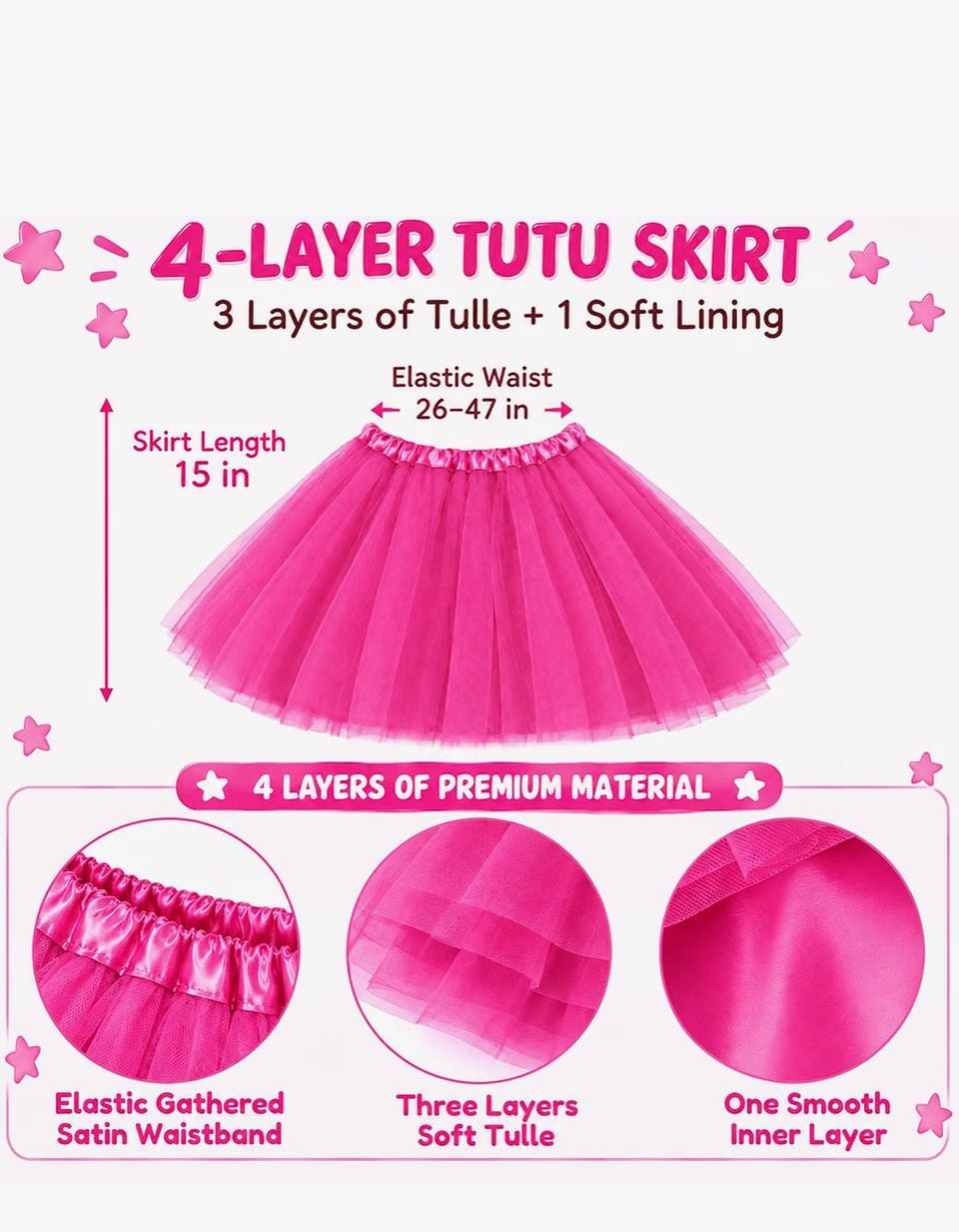 Alyatomu 6-Piece Princess Costume for Halloween Women’s One Size 3