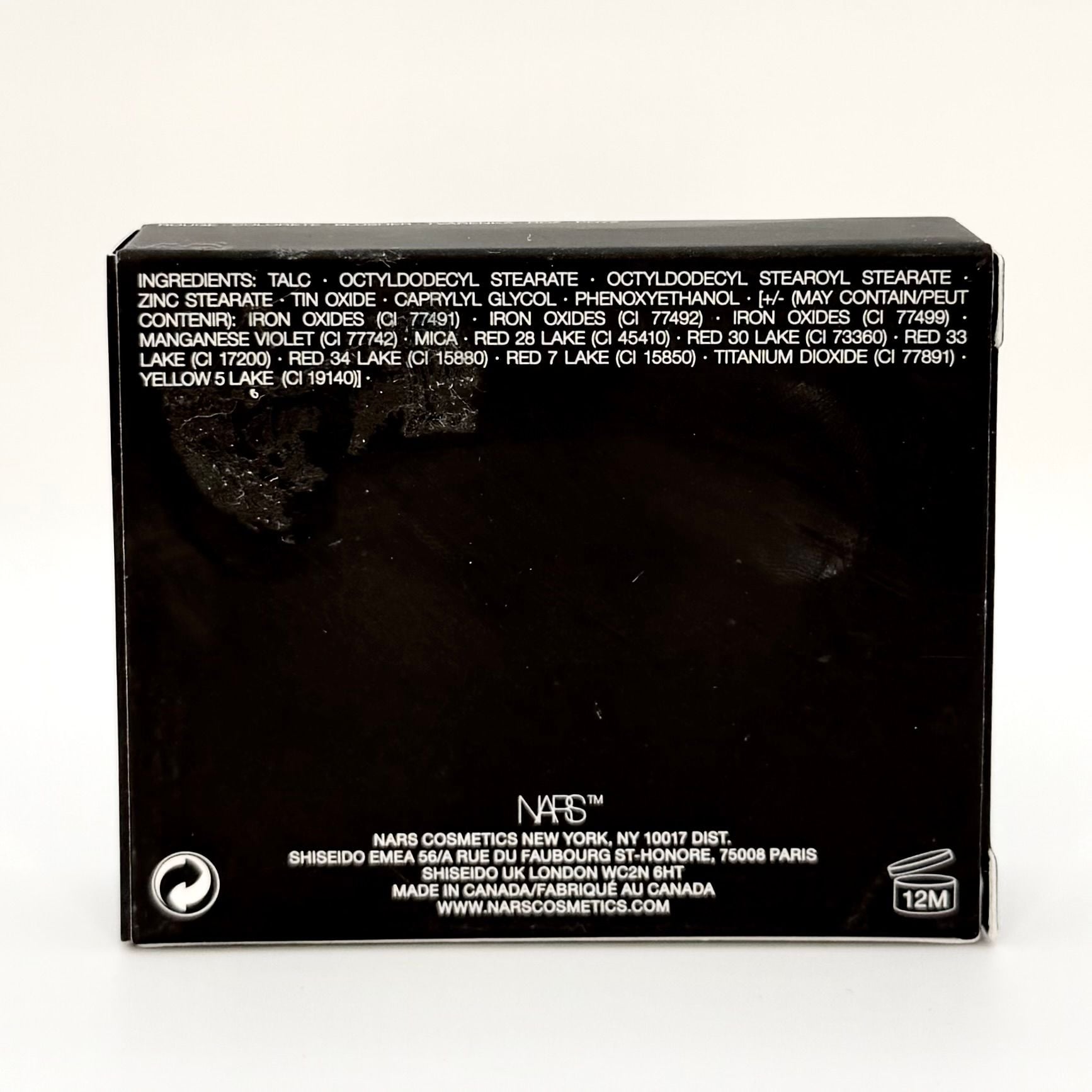 NARS Orgasm Blush 4.8g 0.16 oz ORIGINAL FORMULA 2023 W/ TALC New Open Box Made Canada 6