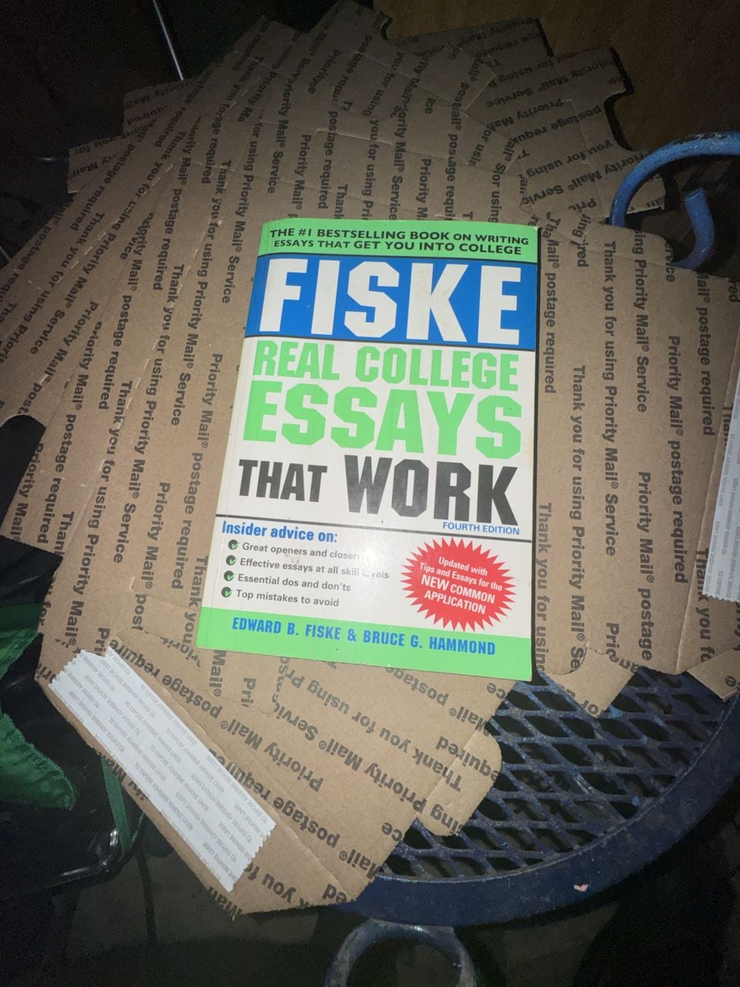 Fiske Real College Essays That Work Fourth Edition Paperback Book 1