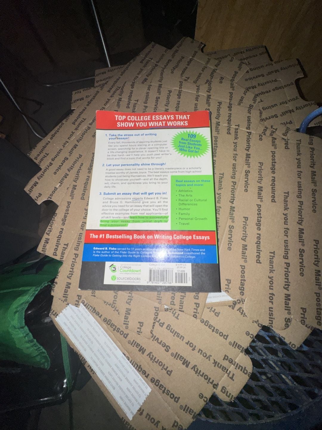 Fiske Real College Essays That Work Fourth Edition Paperback Book 2