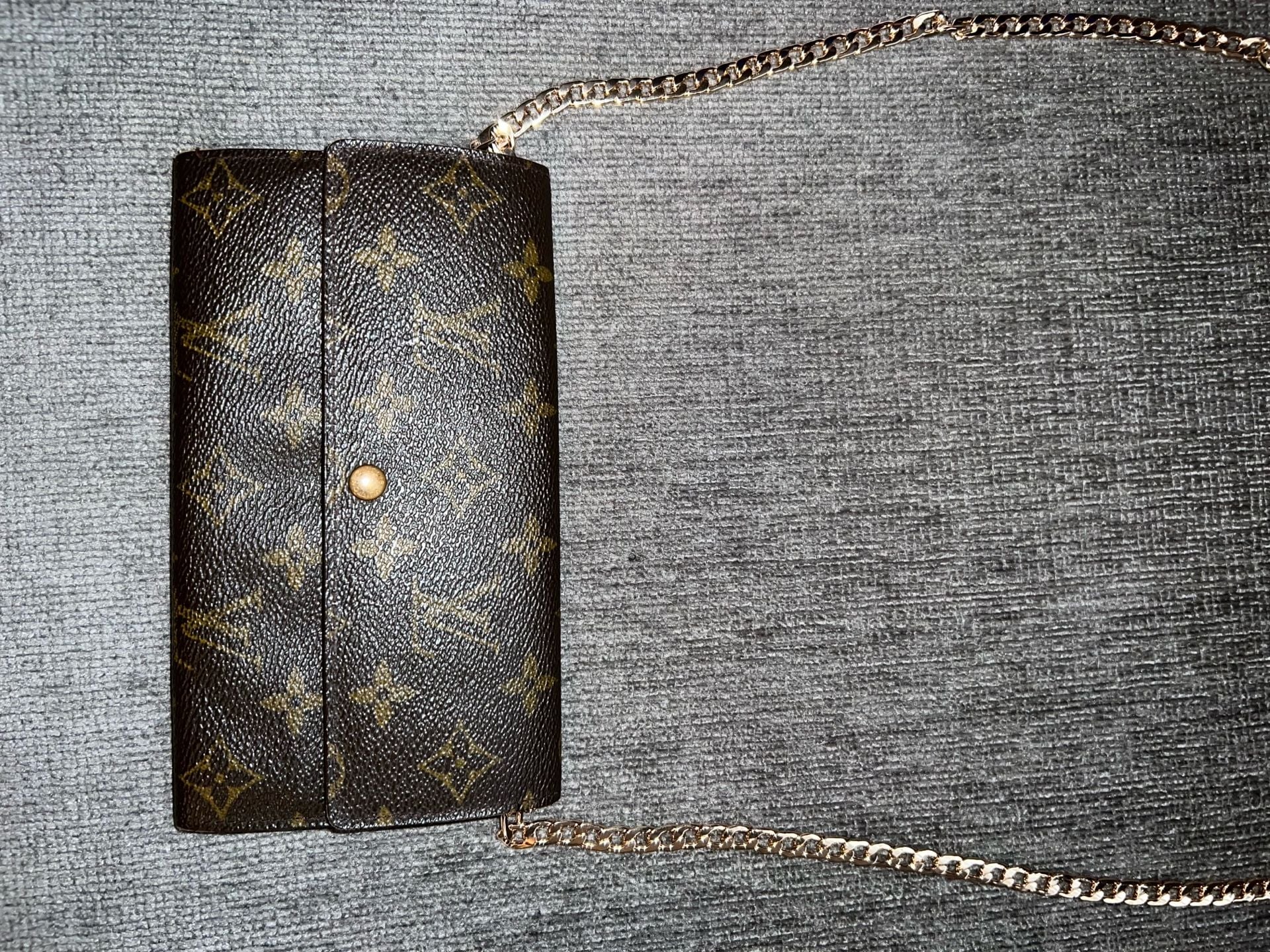 Authentic Louis Vuitton Monogram Portefeuille Sarah M61734 Long Wallet - , 2