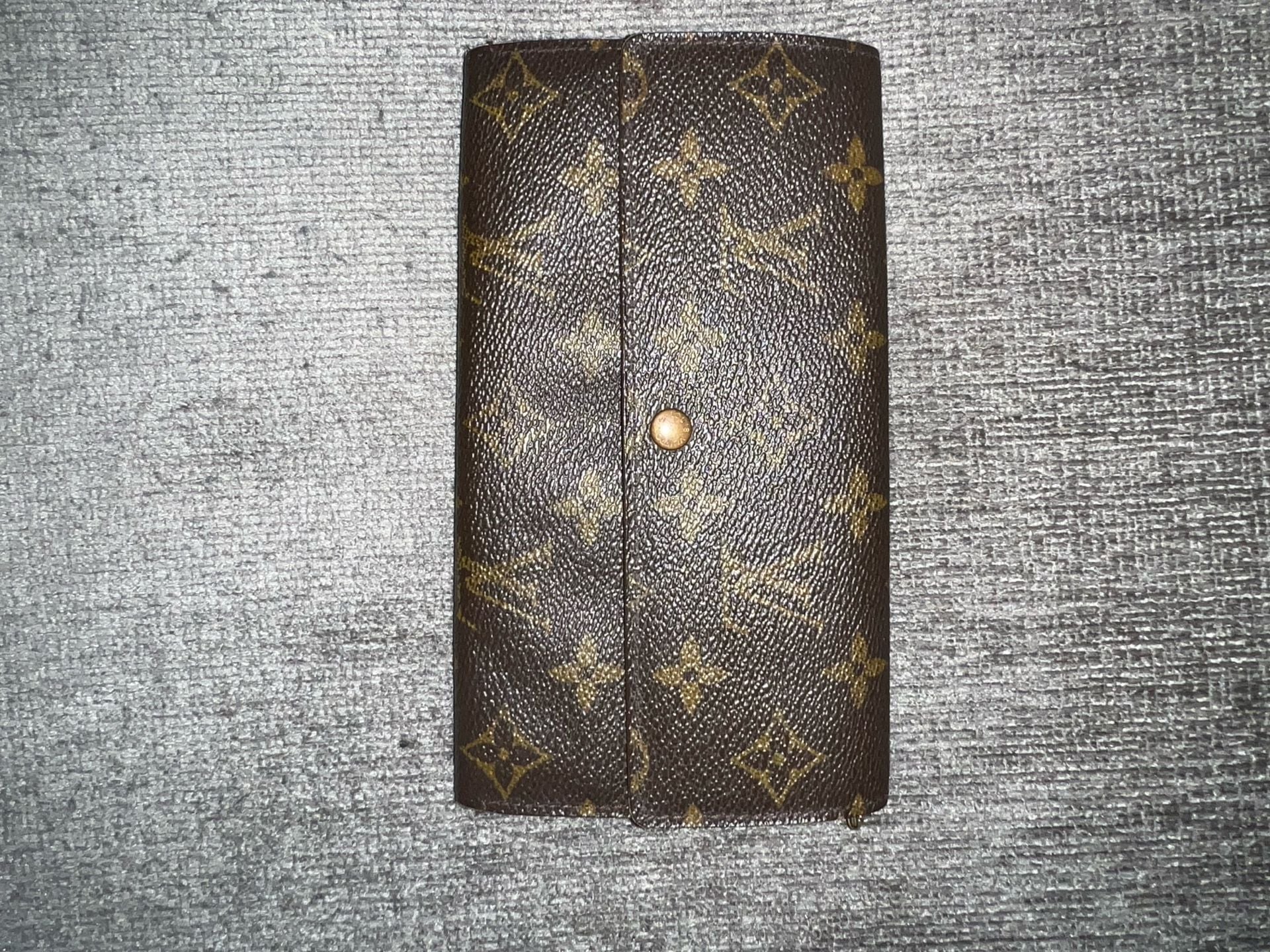 Authentic Louis Vuitton Monogram Portefeuille Sarah M61734 Long Wallet - , 4
