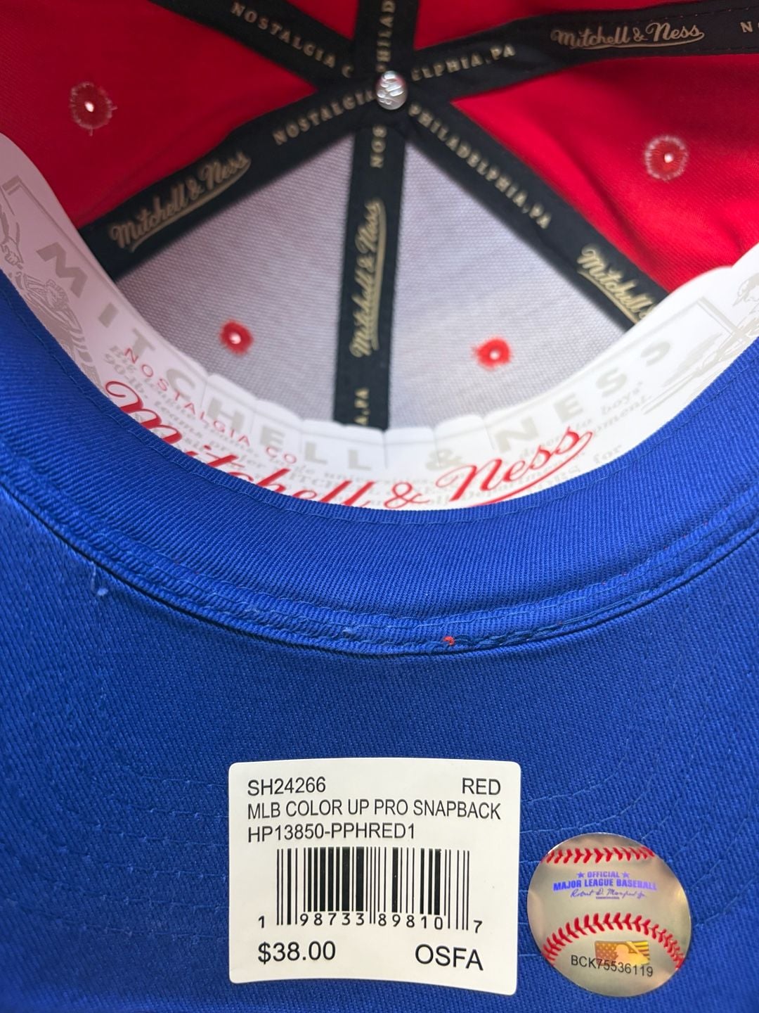 Philadelphia Phillies MLB '47 Brand MVP Adjustable Hat Red White Cap NOS 11