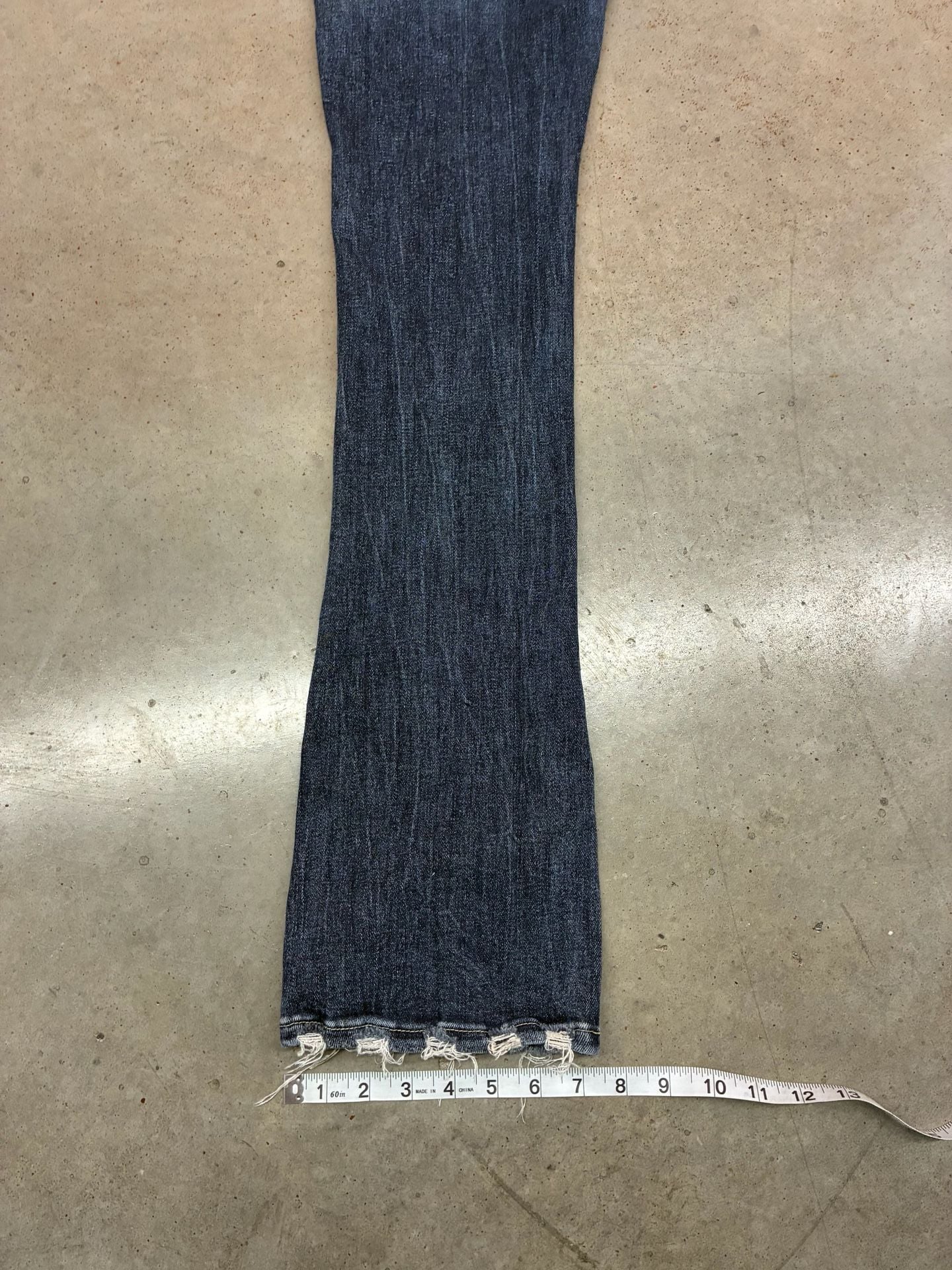 BKE Billie Slim Fit High Rise Tailored Bootcut Jeans Size 25x31.5 Dark Wash 8