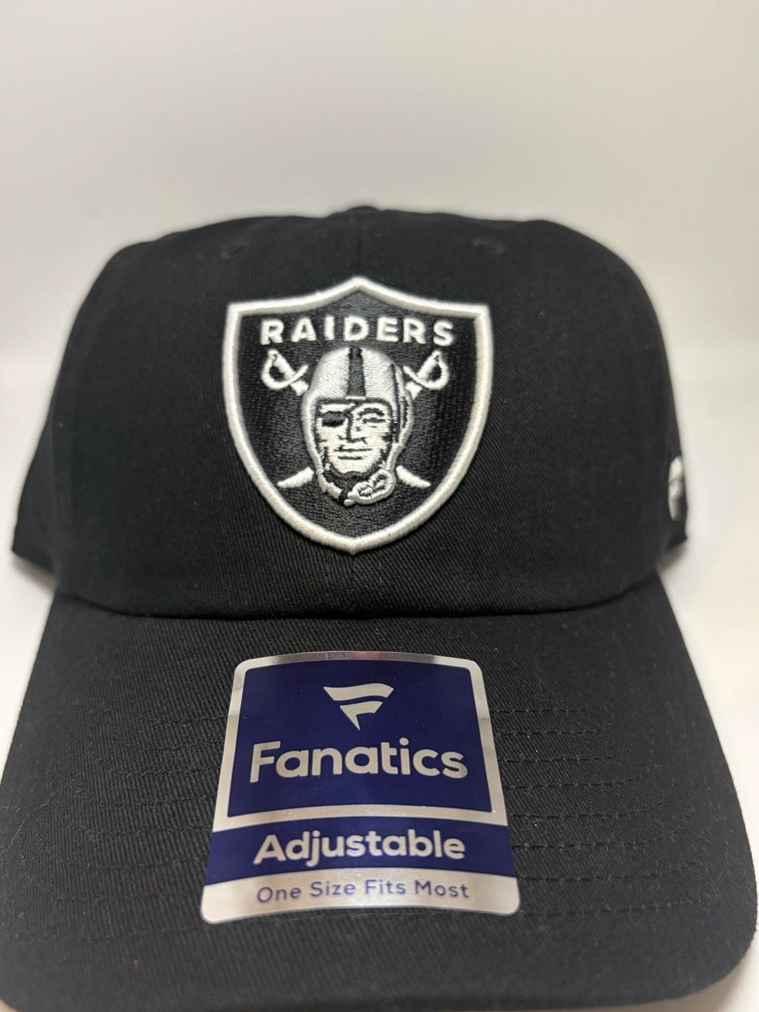 Fanatics Las Vegas Raiders Black Shield Logo Adjustable Hat 4