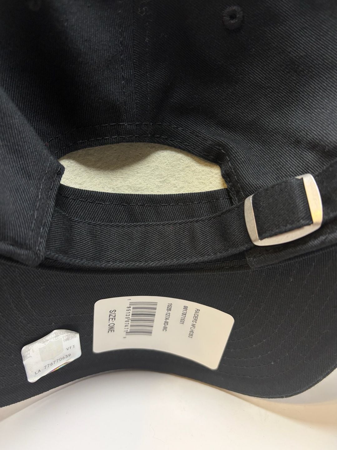 Fanatics Las Vegas Raiders Black Shield Logo Adjustable Hat 7