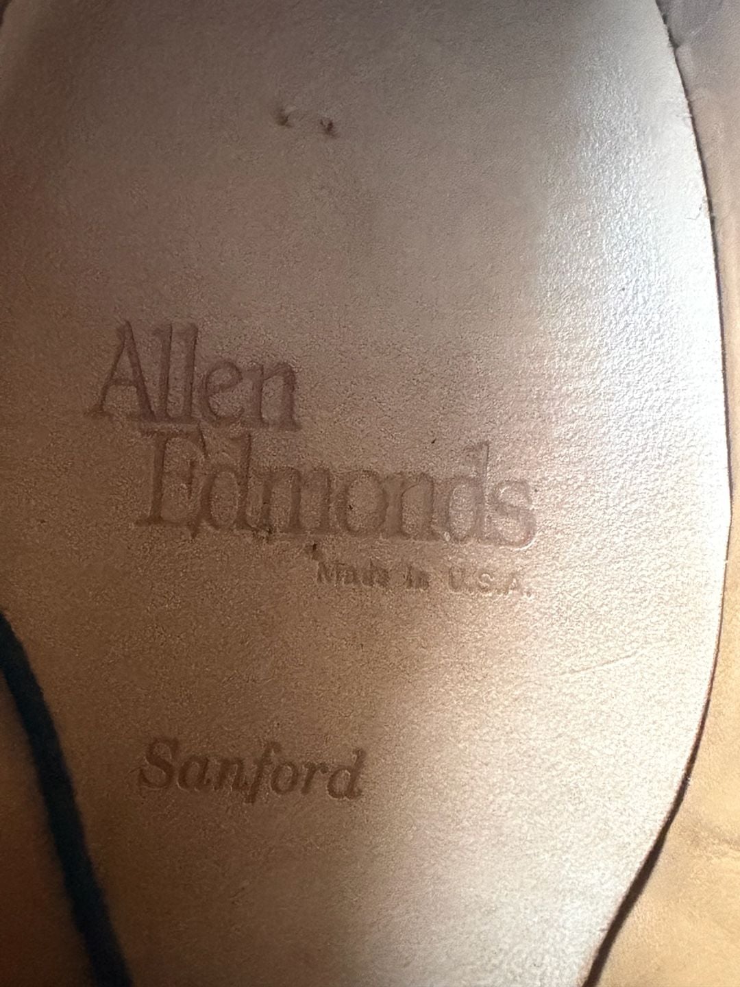 Vintage 1999 Allen Edmonds Sanford Black Cap Toe Oxfords Dress Shoes madeinUSA  7