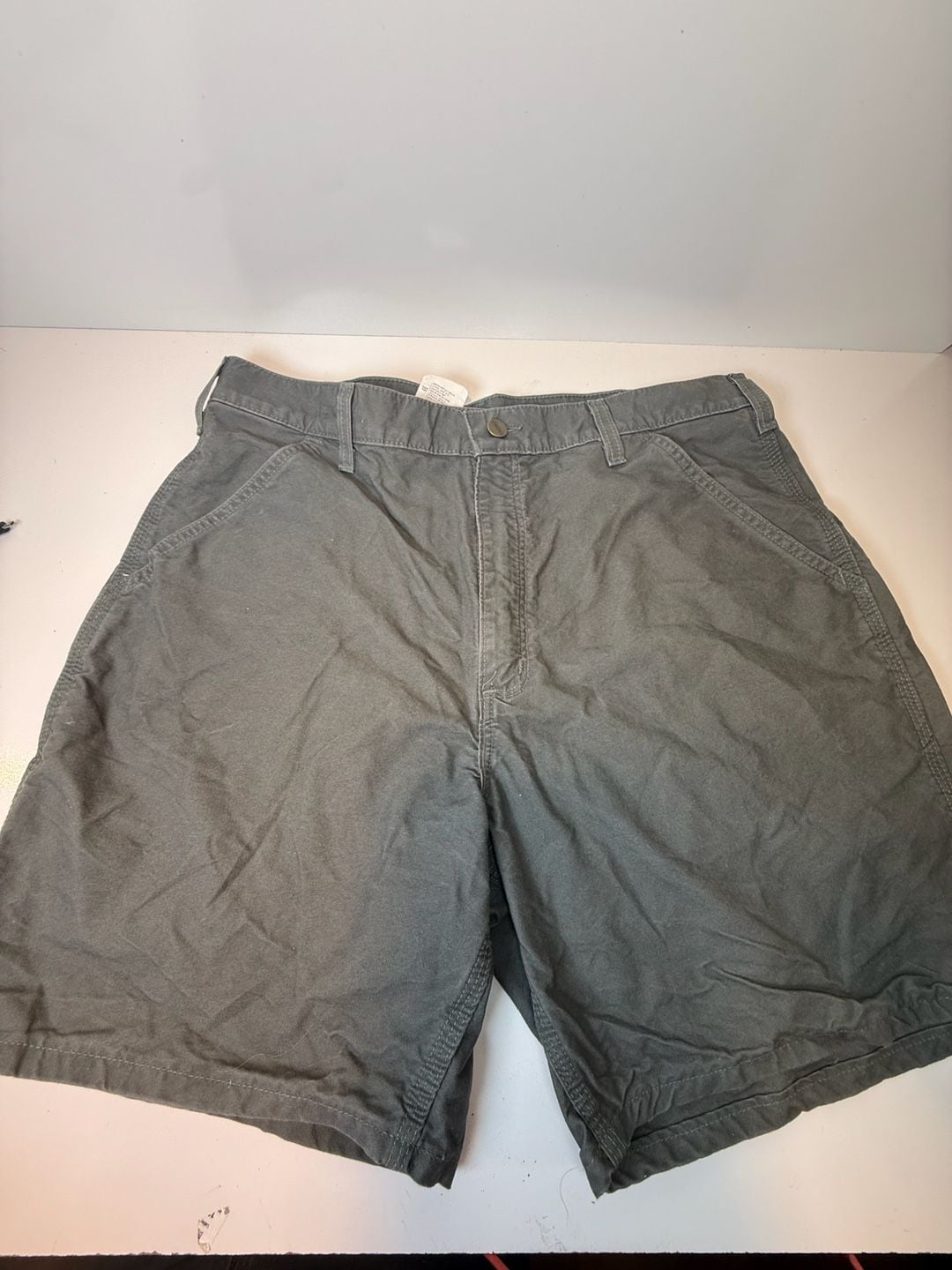 Carhartt Work Shorts Size unknown Gray Utility Relaxed 2