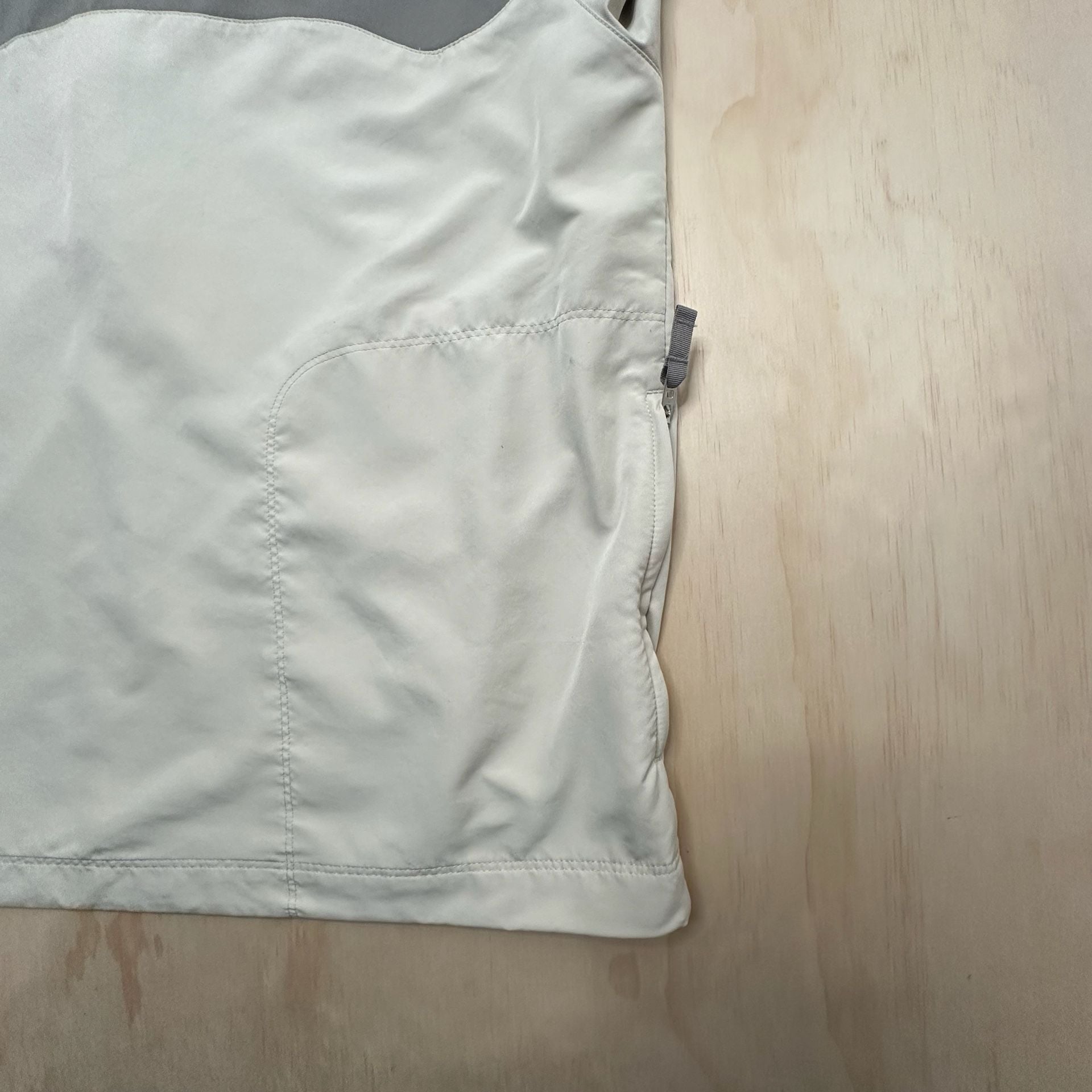 Nike Golf Majestic Oaks Golf Club Quarter-Zip Pullover Jacket Size L Gray White 10