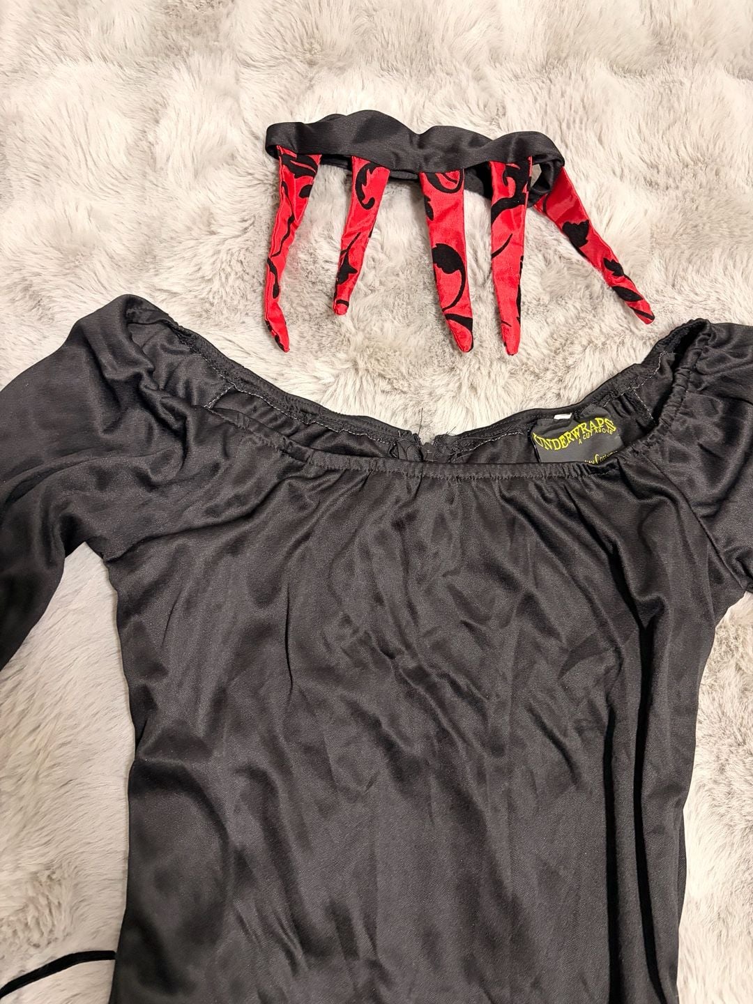 Underwraps Immortal Costume Dress Waist Cincher Choker Size S 6