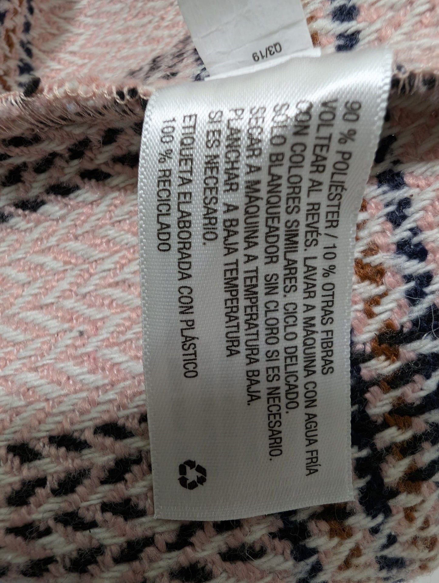 Wild Fable Plaid Mini Skirt Pink Tweed 5