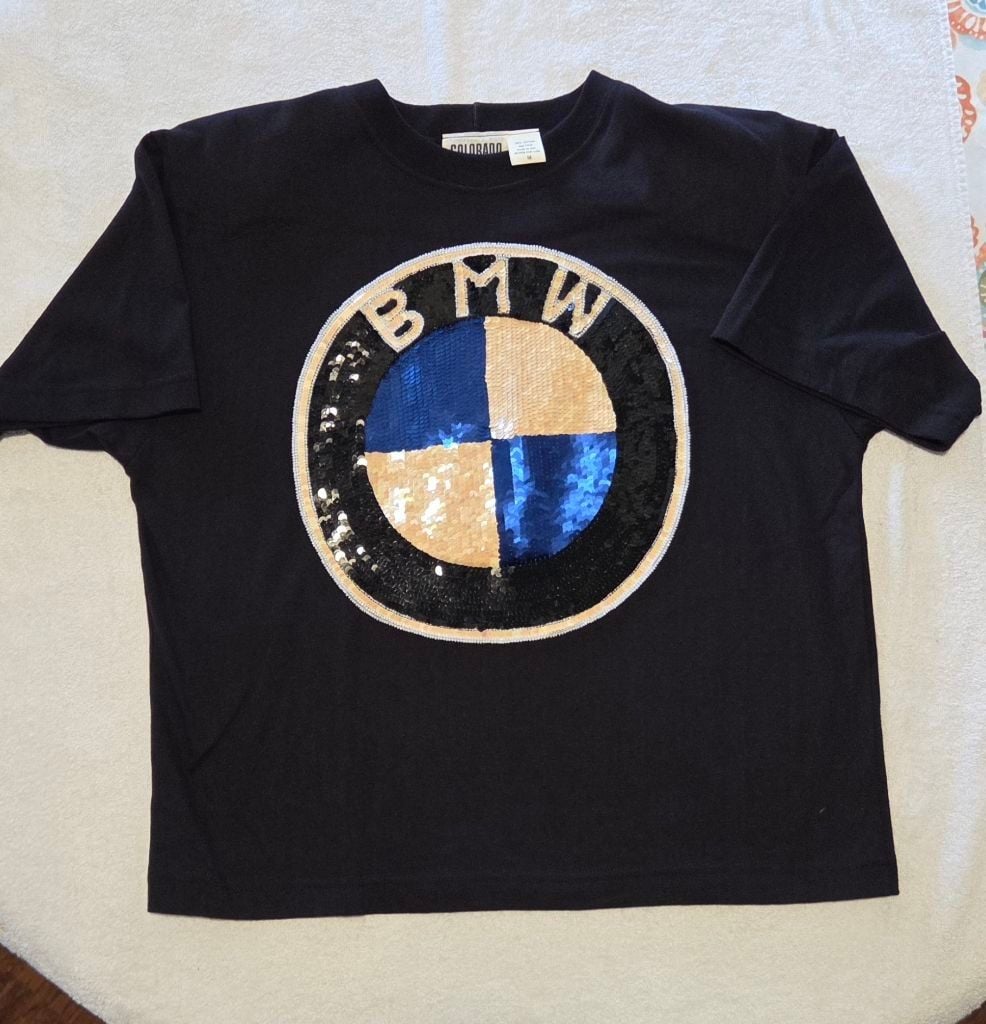 Colorado BMW Sequin T-Shirt Black 2