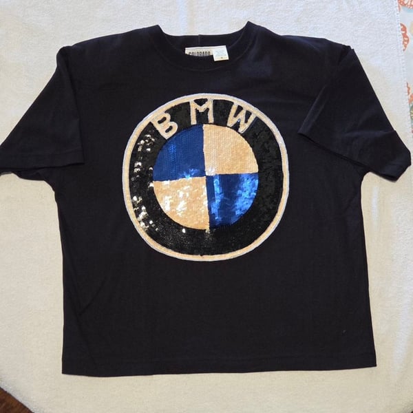Colorado BMW Sequin T-Shirt Black