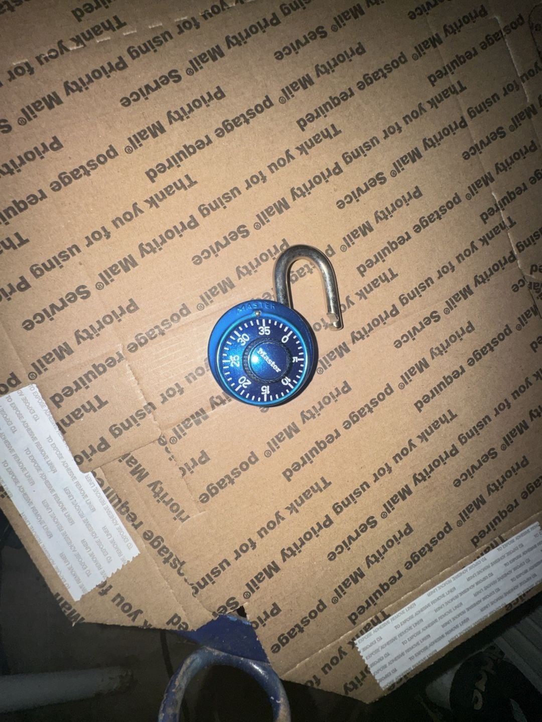 Master Lock 1502BLU Blue Combination Dial Padlock 1
