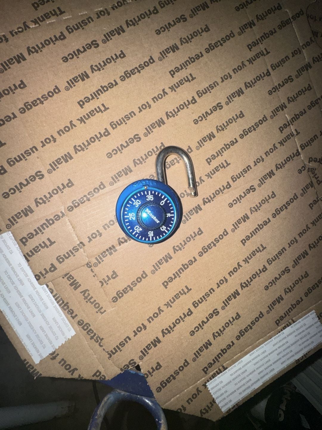 Master Lock 1502BLU Blue Combination Dial Padlock 2
