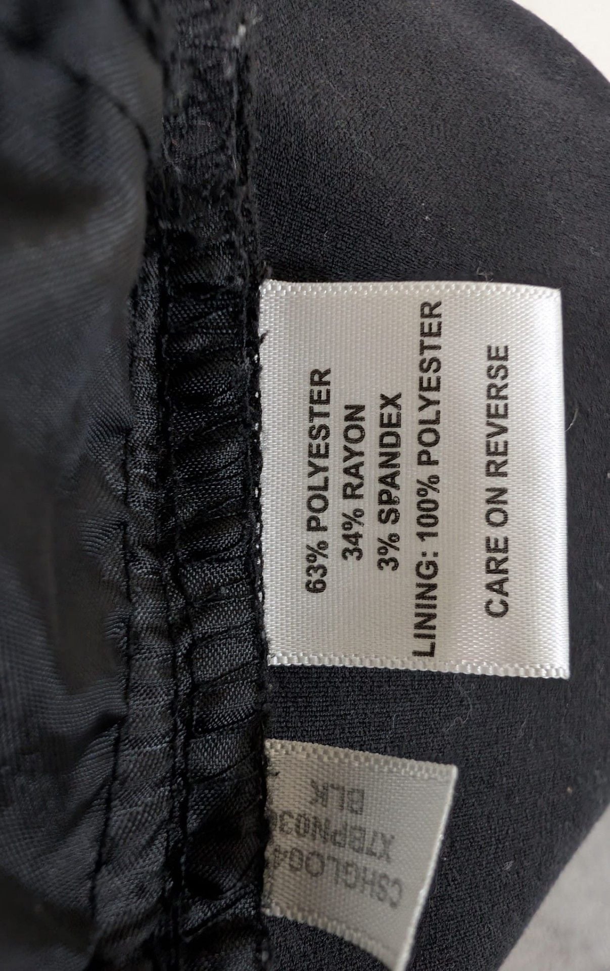 Calvin Klein Dress Pants Size 14W Black Work Office Trousers 7