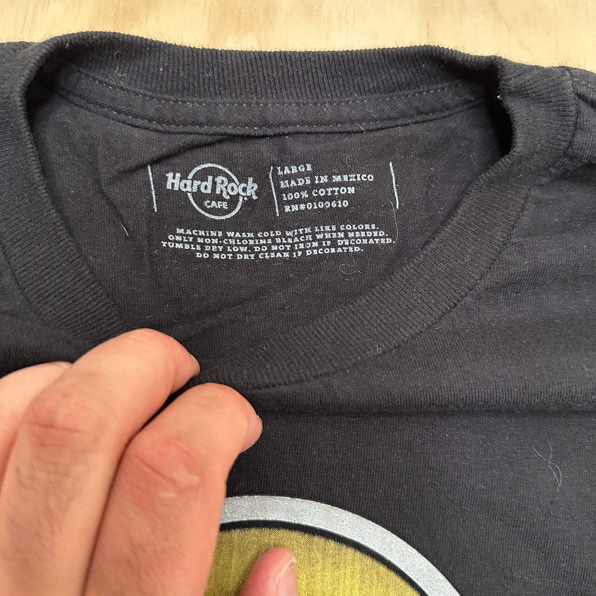 Hard Rock Cafe San Francisco Black T-Shirt Large 5