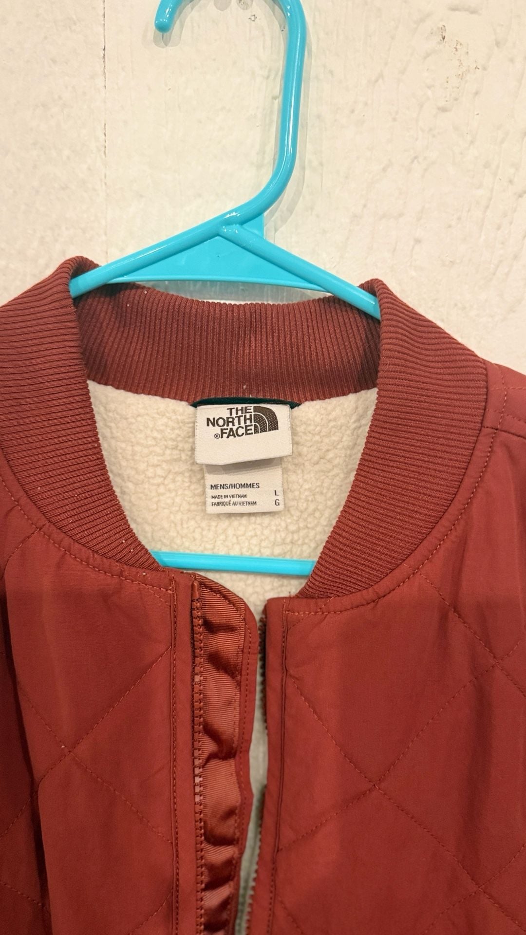 The North Face Cuchillo Reversible Vest Size L Root Brown Wine 3