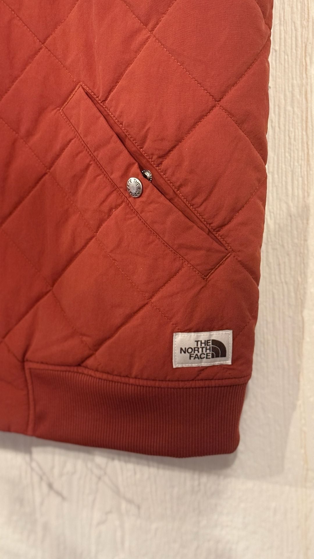 The North Face Cuchillo Reversible Vest Size L Root Brown Wine 4