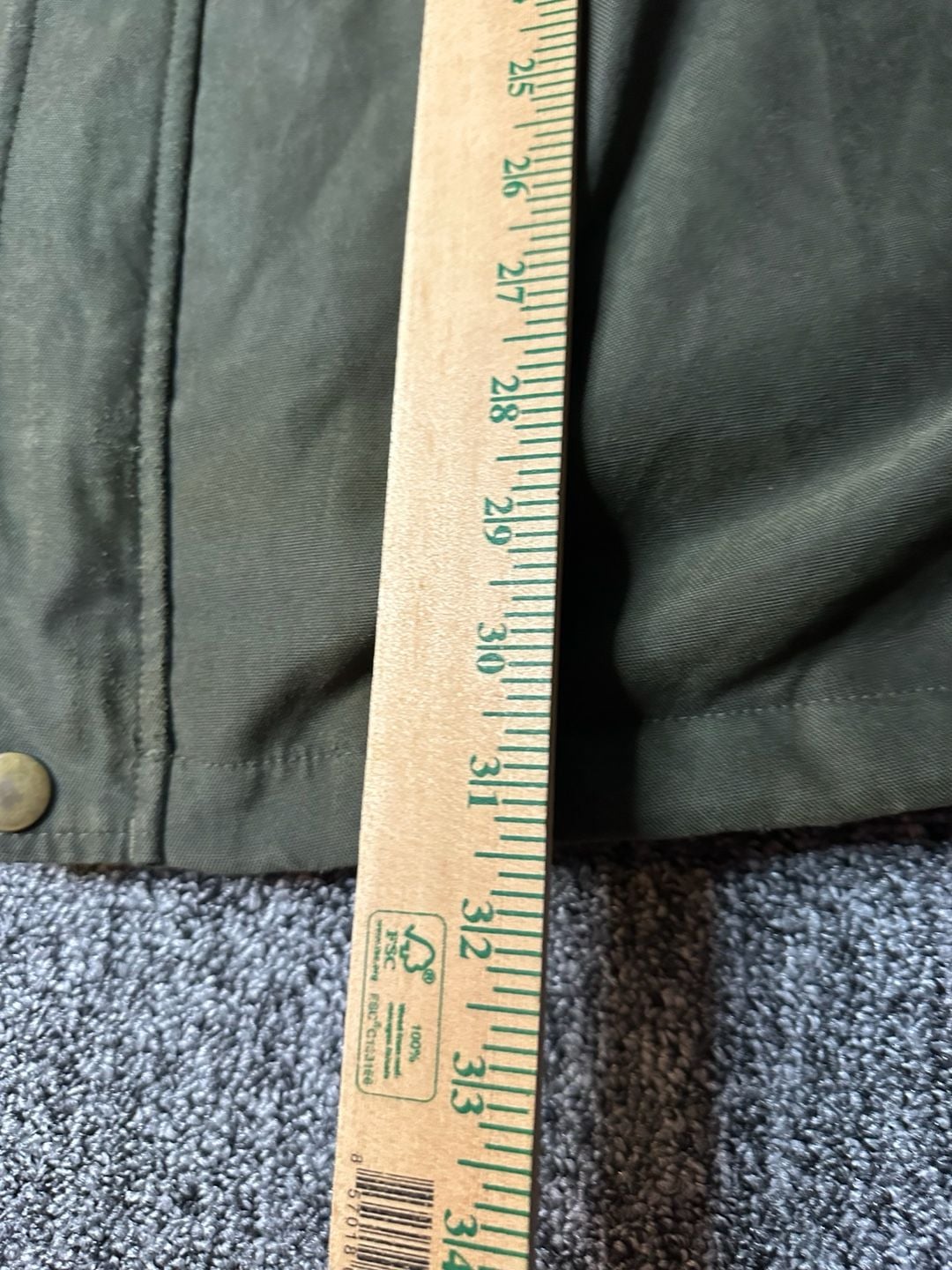 Aberdeen Collection Olive Green Utility Boxy Jacket 3XL 13