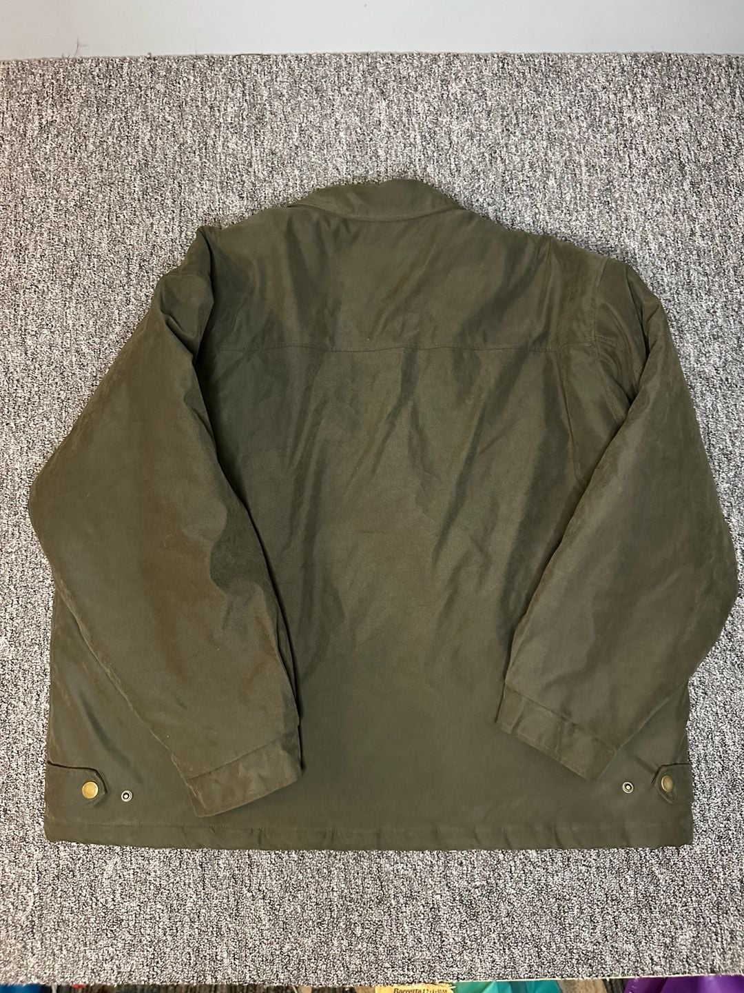 Aberdeen Collection Olive Green Utility Boxy Jacket 3XL 22
