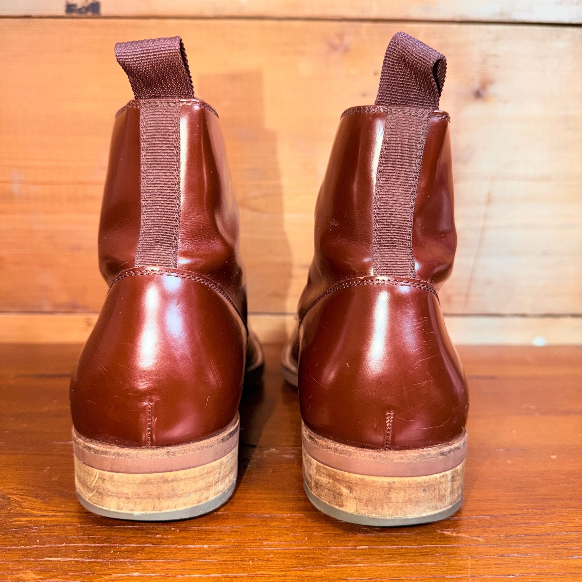 G-Star Raw Brown Leather Lace-Up Boots 7