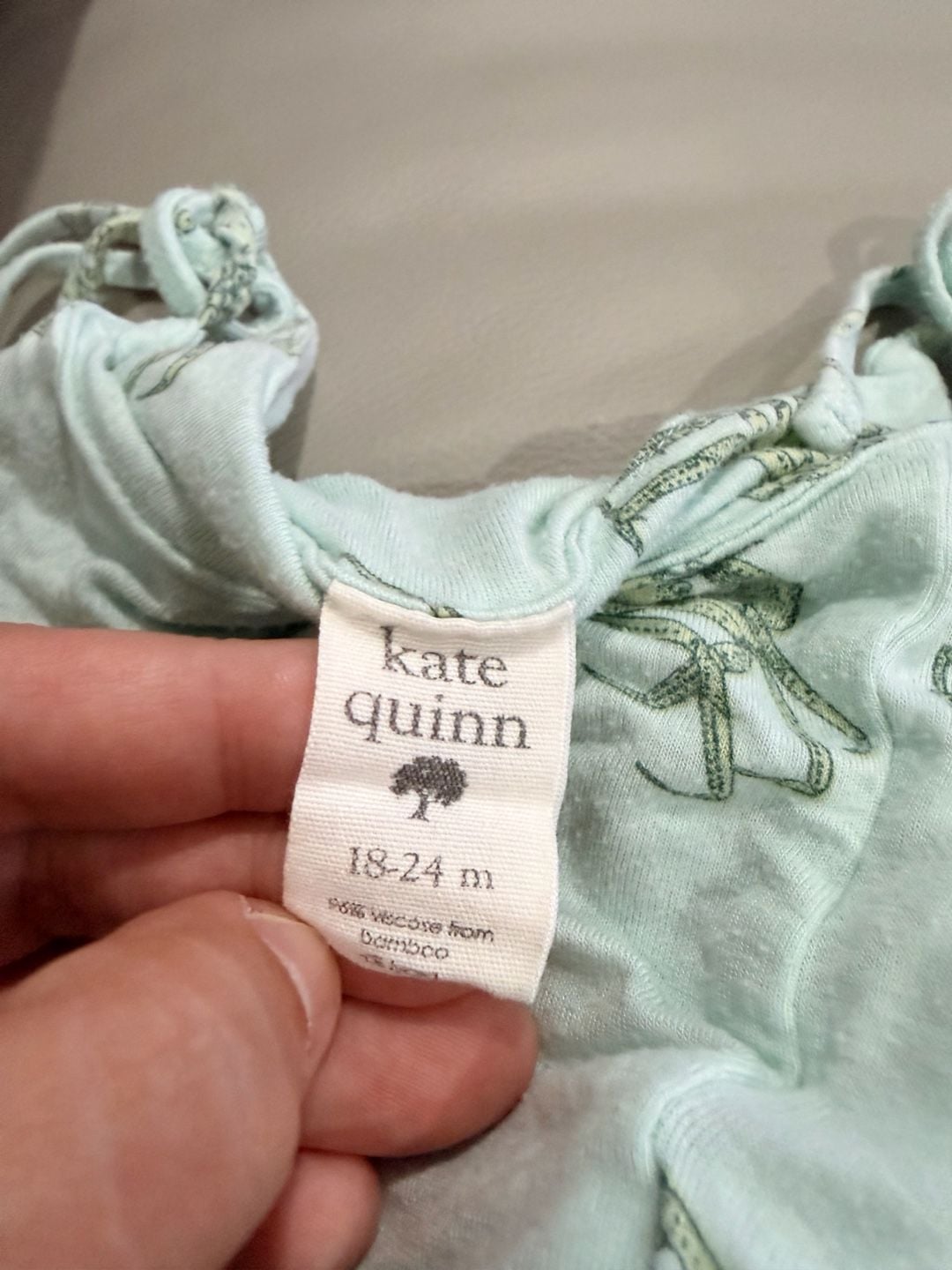 Kate Quinn Crab Ruffle Romper Size 18-24 Months bubble romper bamboo 3