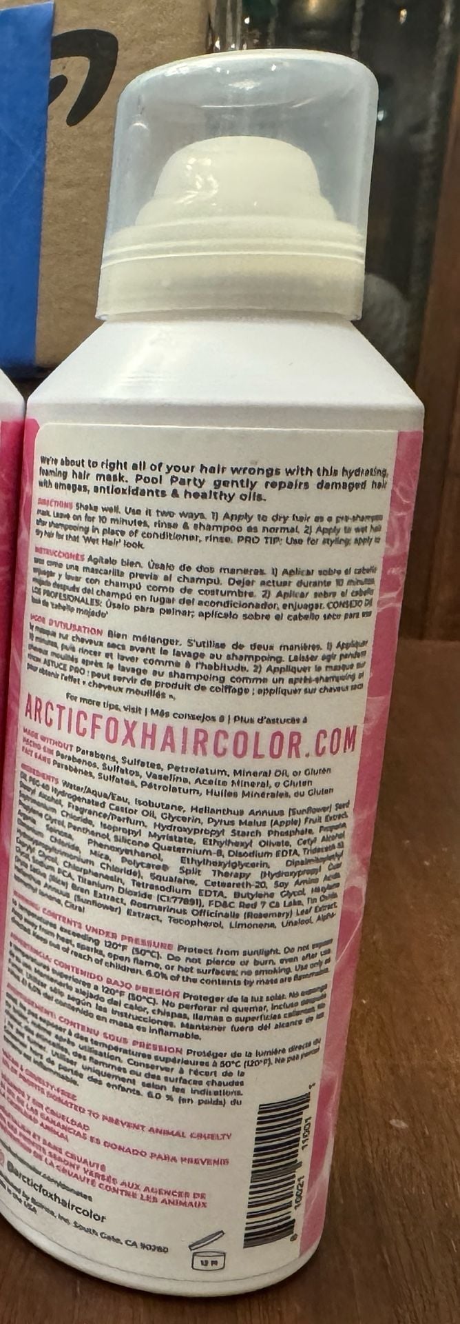 Arctic Fox Pool Party Ultra-Hydrating Foaming Hair Mask 2