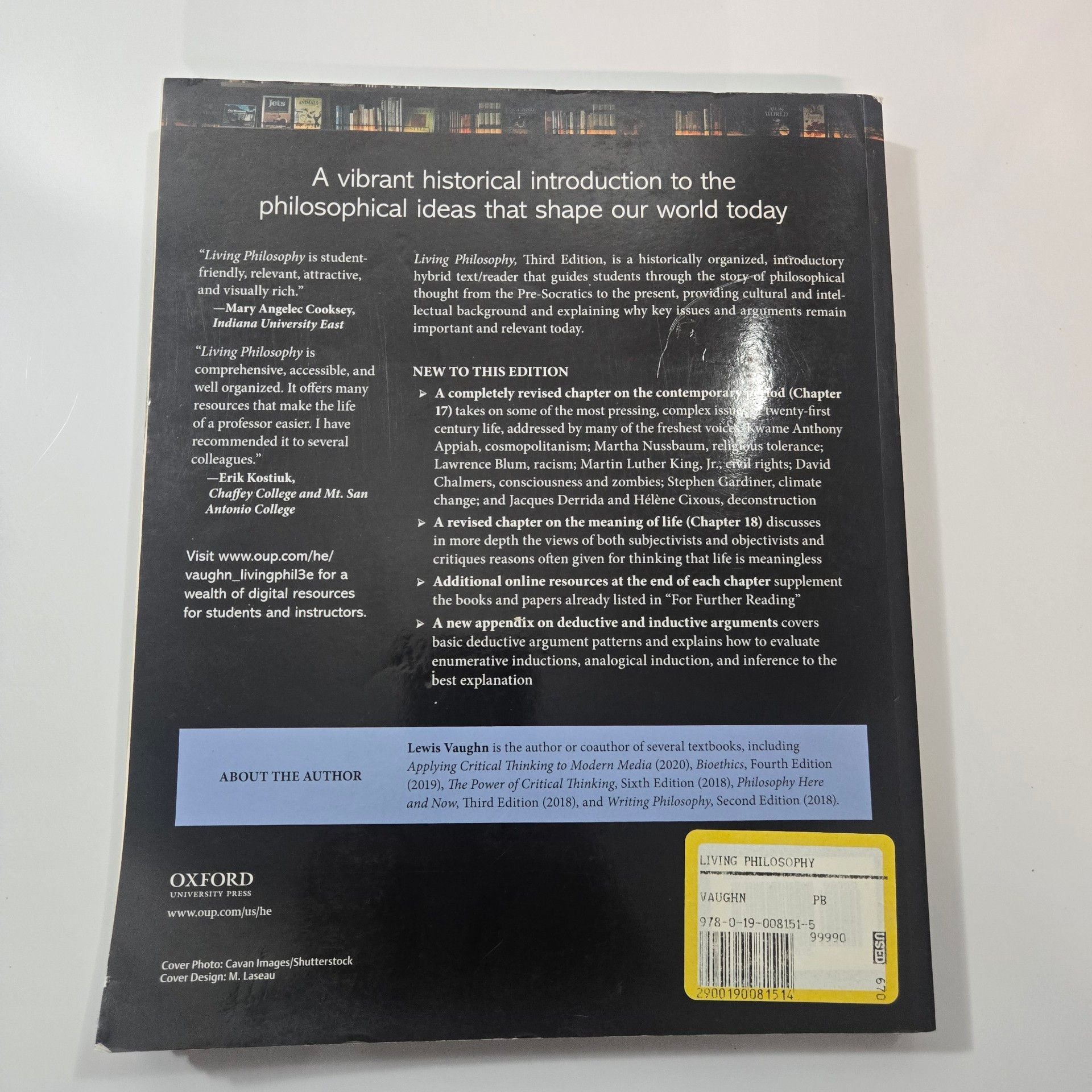 Oxford University Press Living Philosophy Third Edition Lewis Vaughn 4