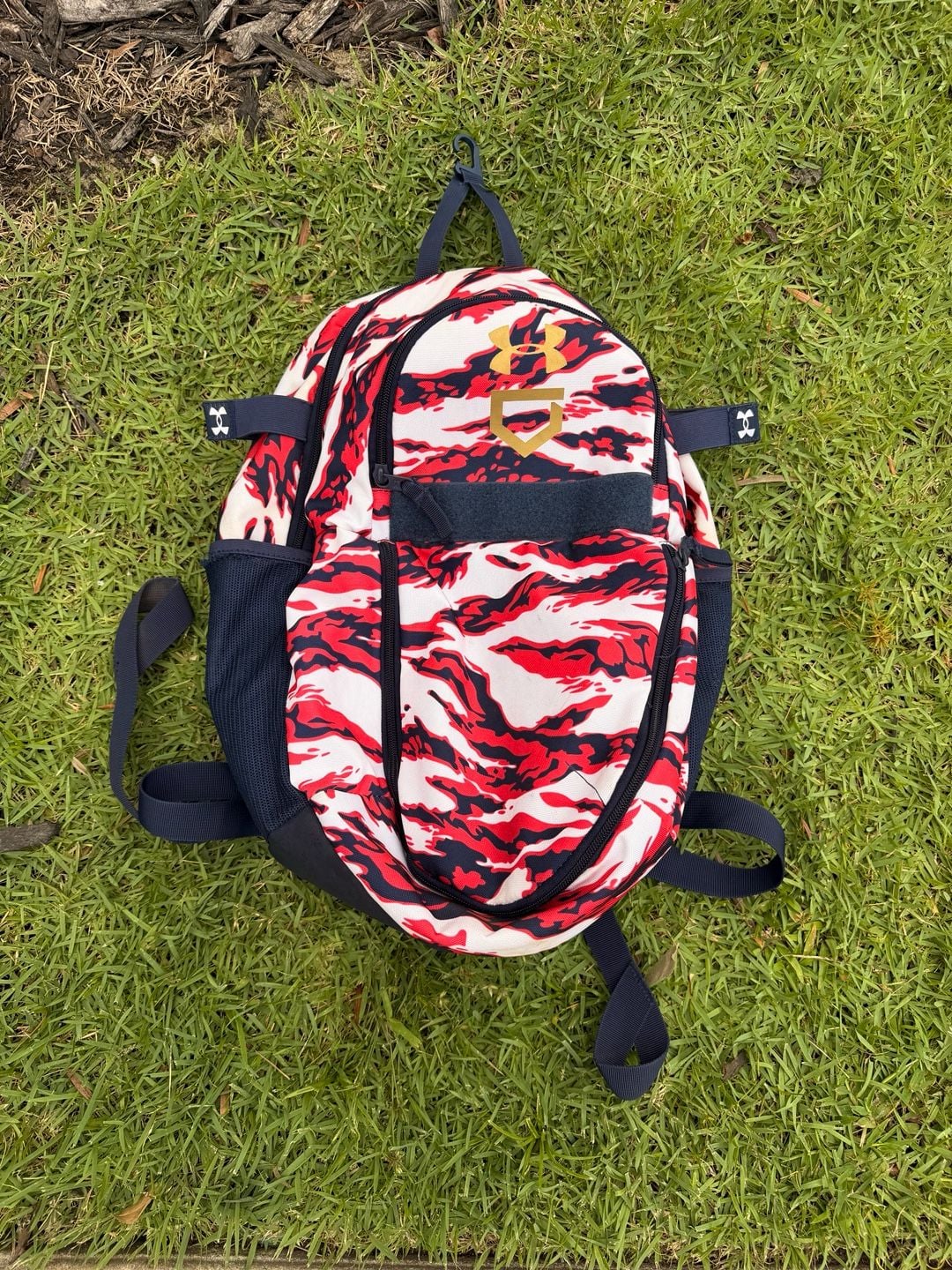 Under Armour Hustle 50 Team Blue Backpack 2