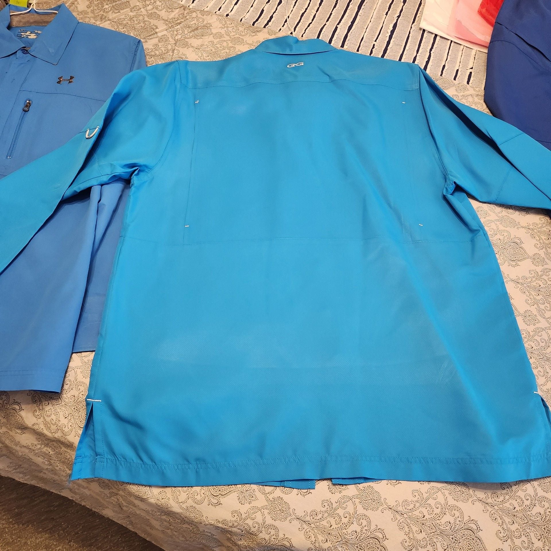 Bundle of 4 men's outdoor Fishing hunting Shirts 11