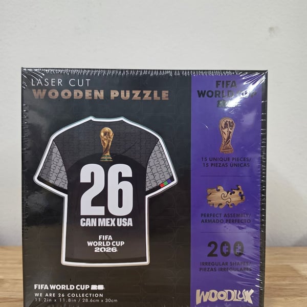 FIFA World Cup 2026 “We Are 26” Wooden Puzzle – NEW SEALED