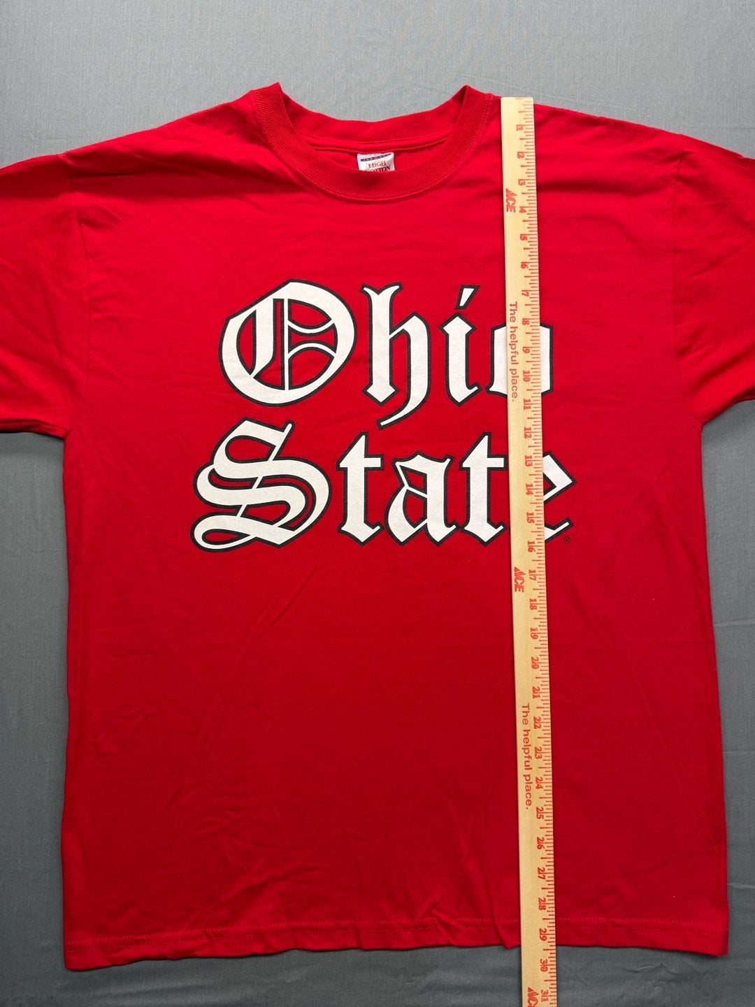 Jerzees Ohio State Buckeyes Red T-Shirt Size L 4