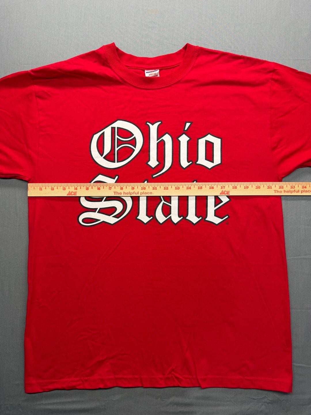 Jerzees Ohio State Buckeyes Red T-Shirt Size L 5
