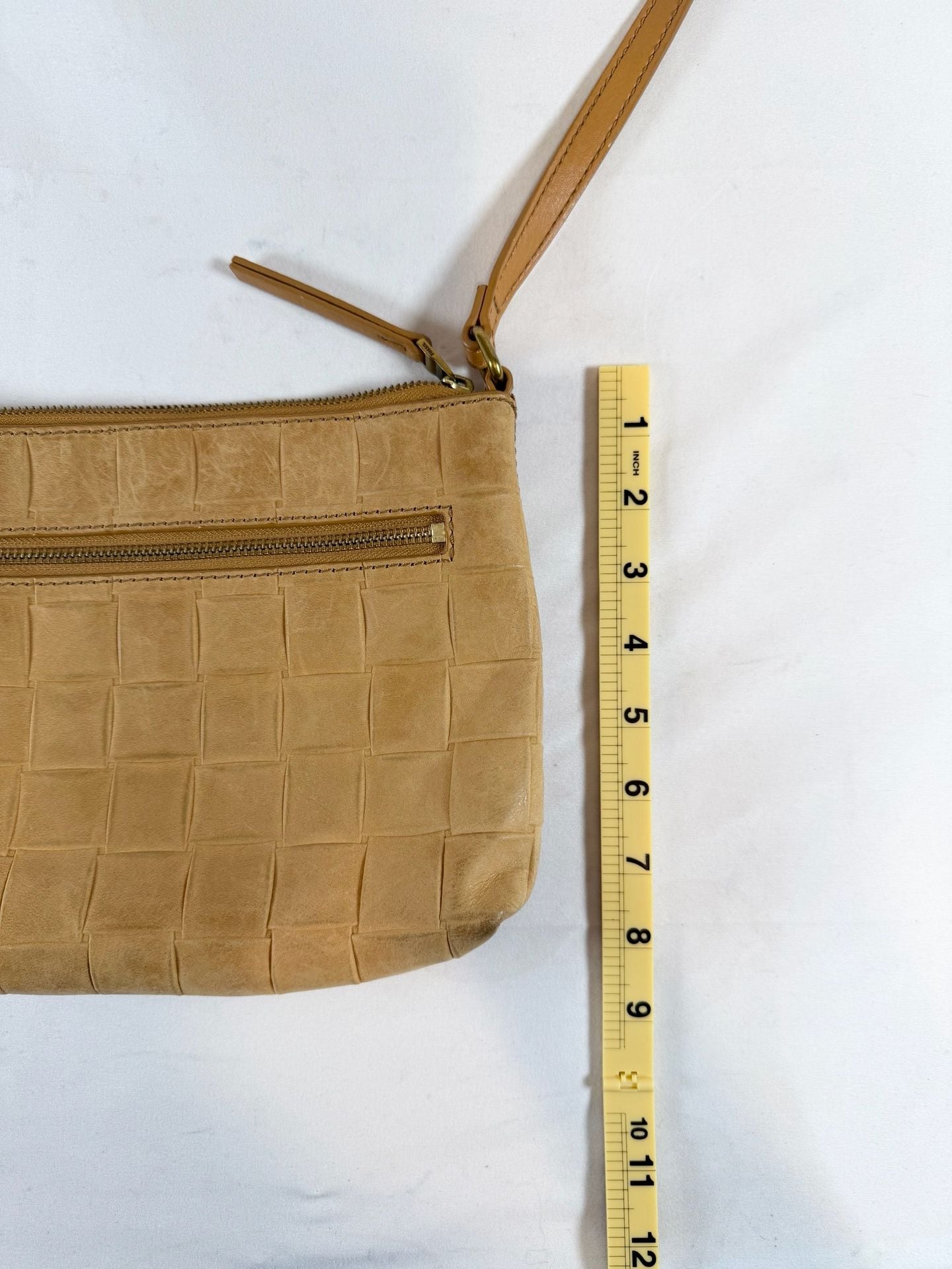 Fossil Fiona Woven Leather Crossbody Quiet Luxury Old Money Minimalist Heritage Preppy 11