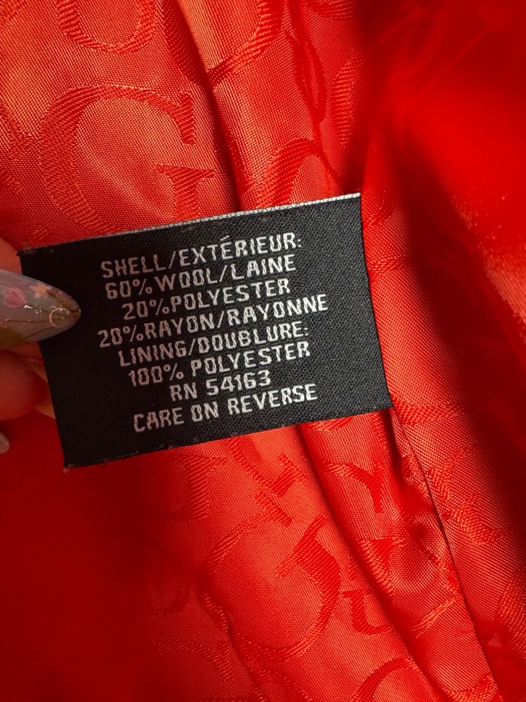 GUESS Red Double Breasted Peacoat Size S 7