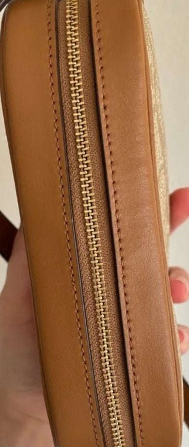 Coach Jamie Camera Bag In Signature Canvas Khaki Saddle 3