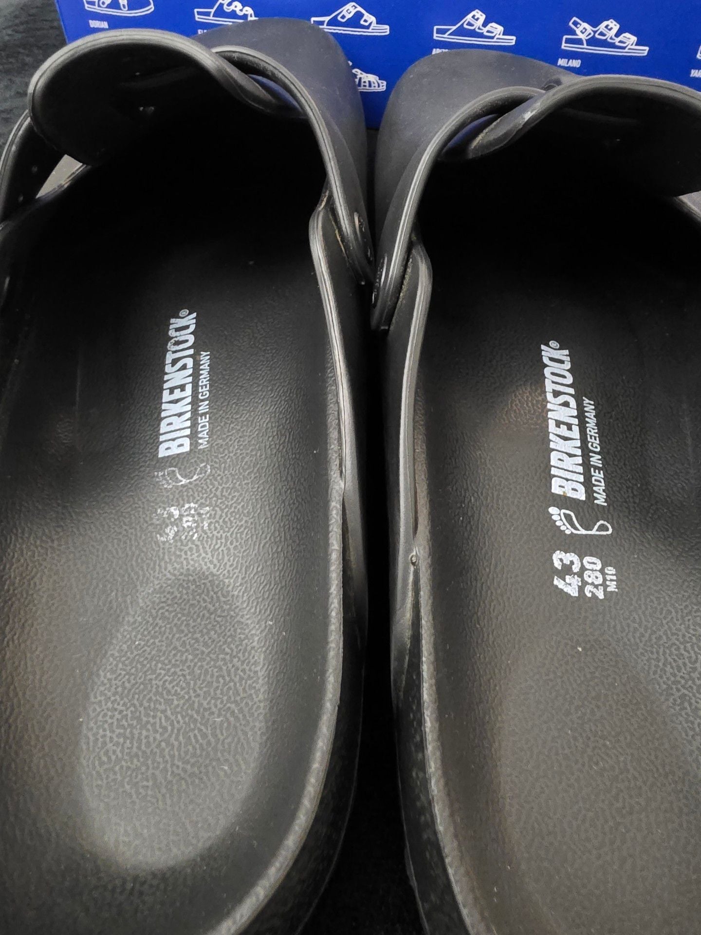 Birkenstock Boston EVA Black Clogs Mules Size 43/US 10 Men's Regular Fit  10
