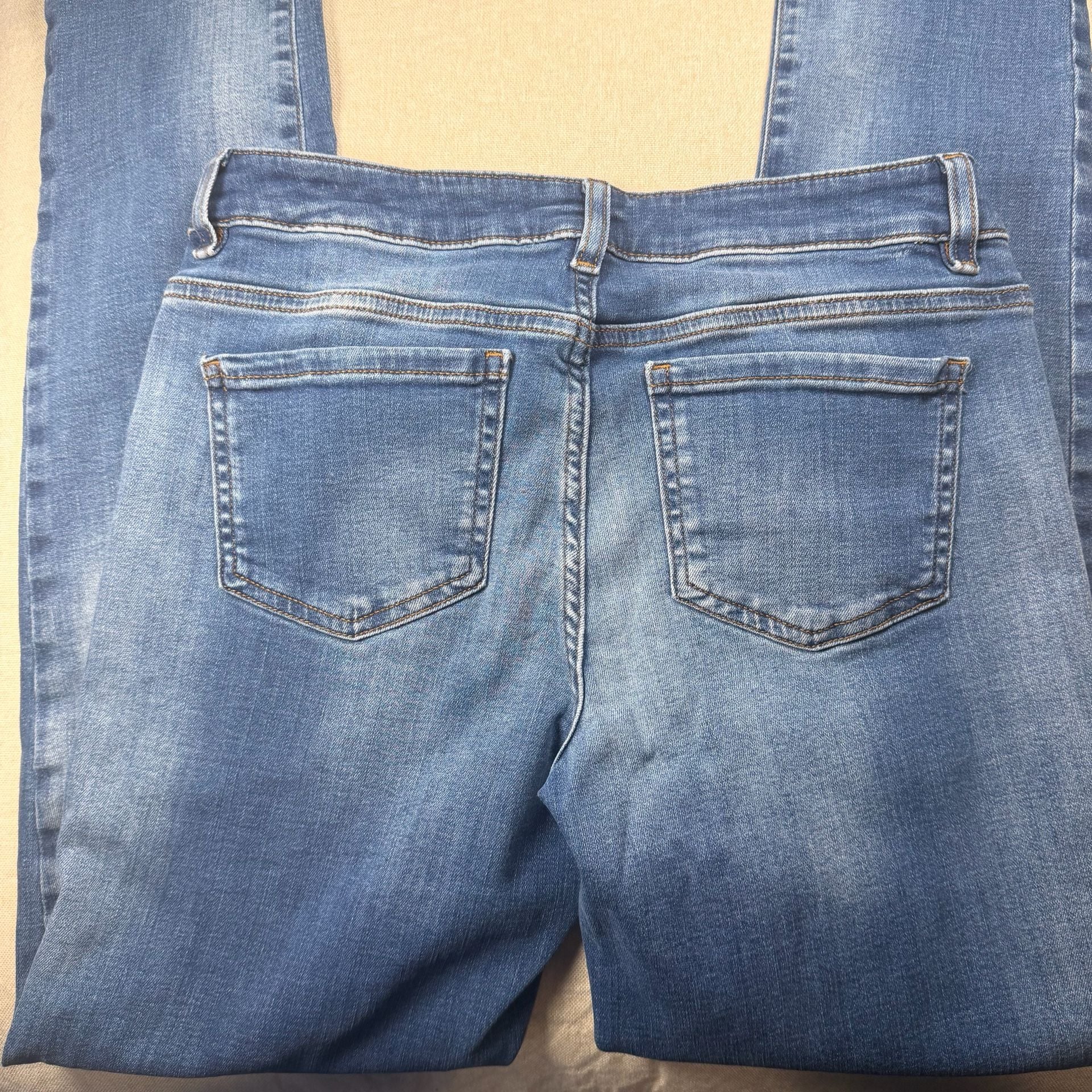 J.Jill Denim Boyfriend Straight-Leg Ankle Size 4R Blue Jeans 8