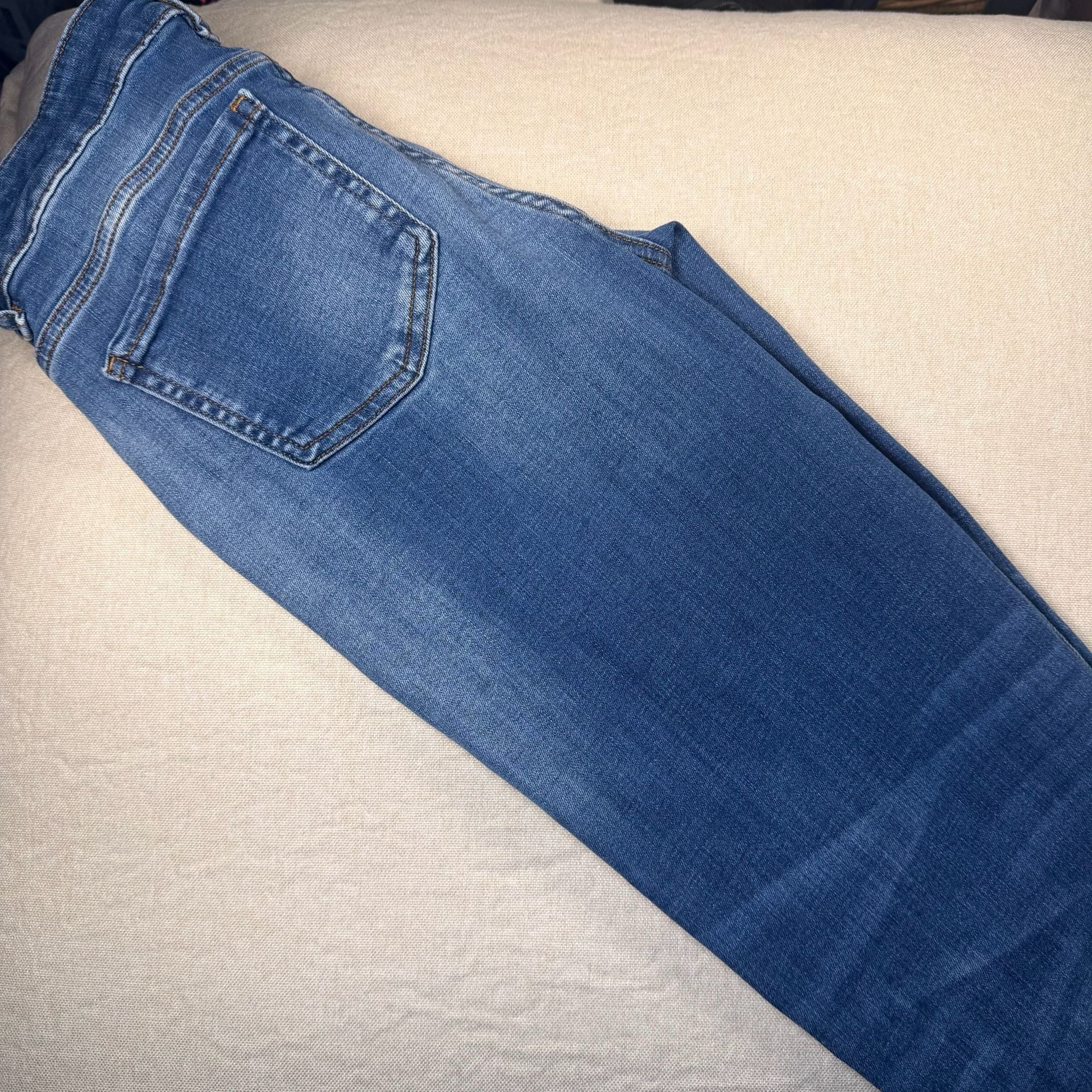J.Jill Denim Boyfriend Straight-Leg Ankle Size 4R Blue Jeans 7