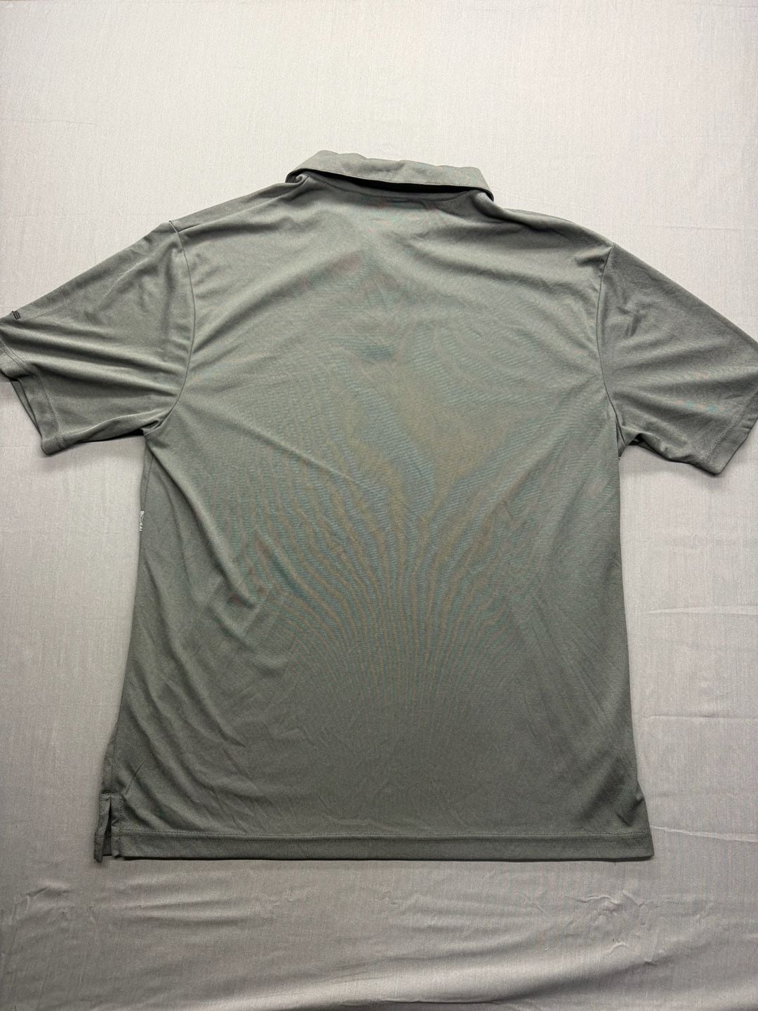 Nicklaus Golf Polo Shirt Size L Gray Palm Trees Eco Choice 7