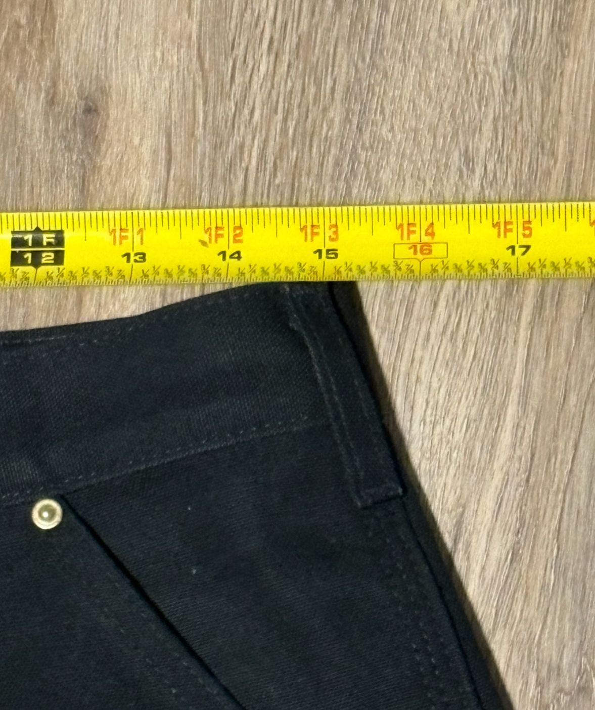 Carhartt Double Knee Black Jeans Made In USA Men’s 33x30 Rare Streetwear B01 BLK 12