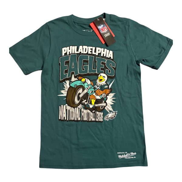 Philadelphia Eagles youth graphic t-shirt Mitchell & Ness.
