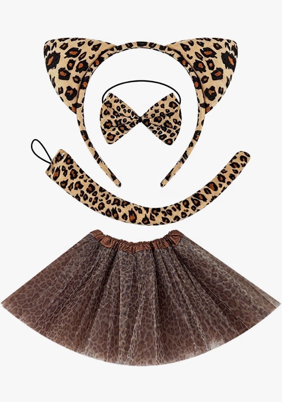 Leopard Tutu Halloween Costume Women’s One Size New 5