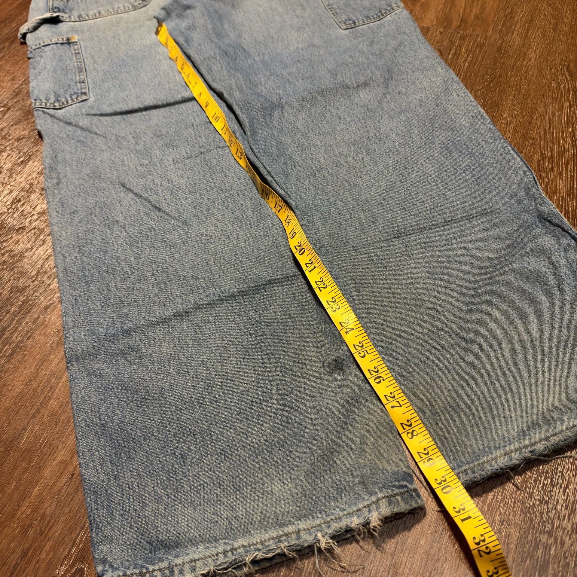 Carhartt Vintage Thrashed Faded Carpenter Jeans 38x32 Loose Original Baggy Fit 8