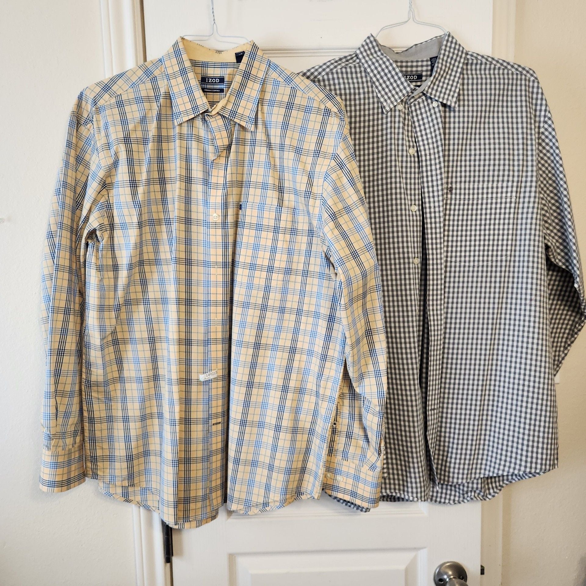 IZOD Premium Essentials Button Down Shirt Size L Lot of 2 2