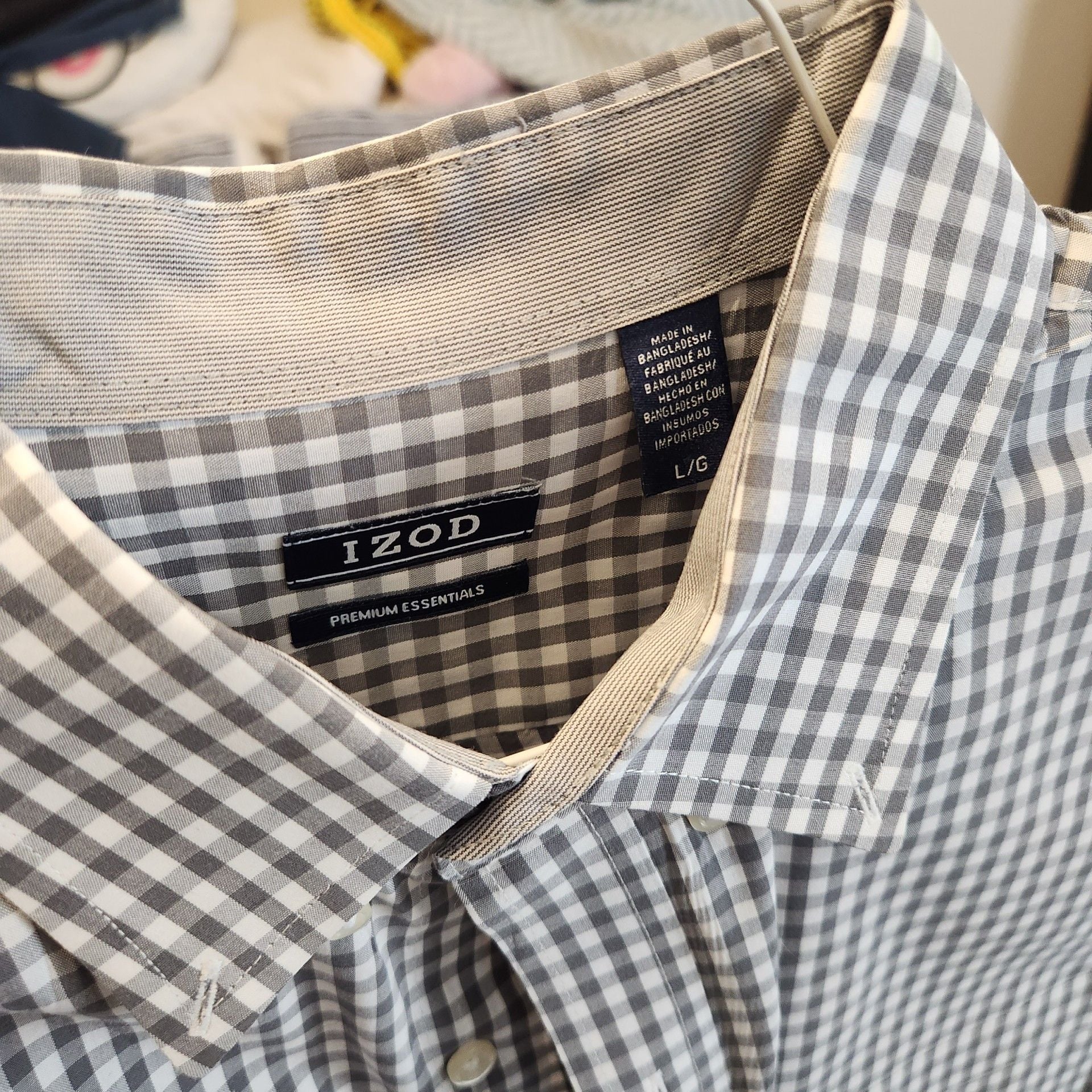 IZOD Premium Essentials Button Down Shirt Size L Lot of 2 6