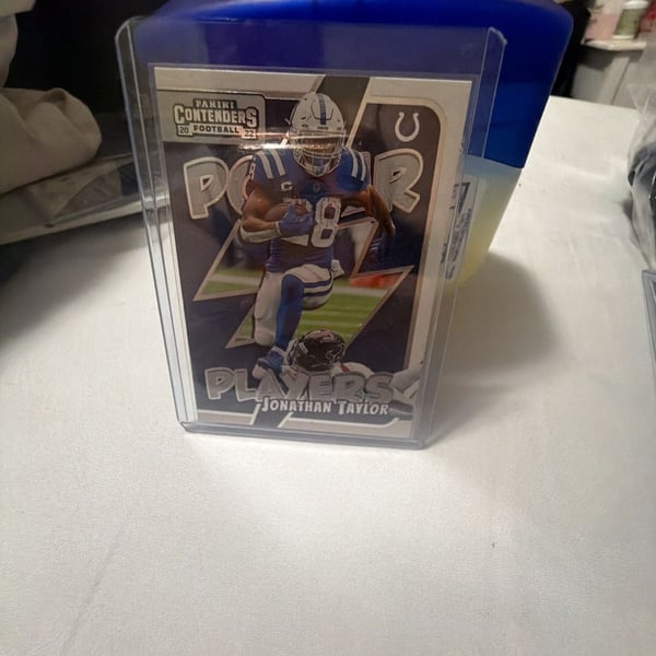Panini Contenders Jonathan Taylor Power Players Football Card PWR-JTA
