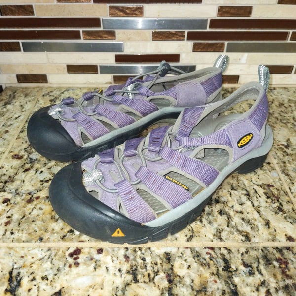 Keen Newport H2 Waterproof Hiking Sandals Purple Gray